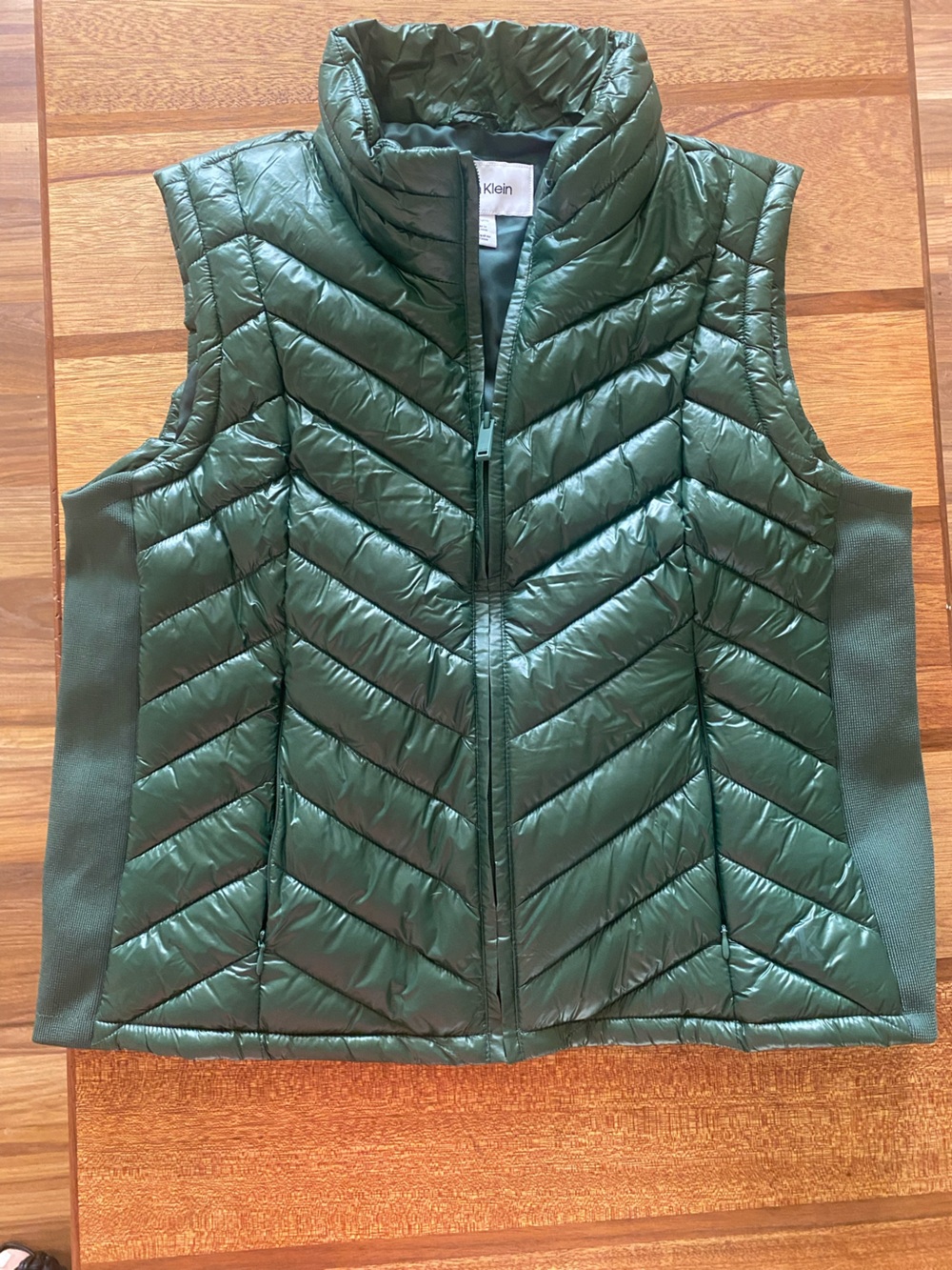 Calvin Klein Quilted Forest Green Women's Vest